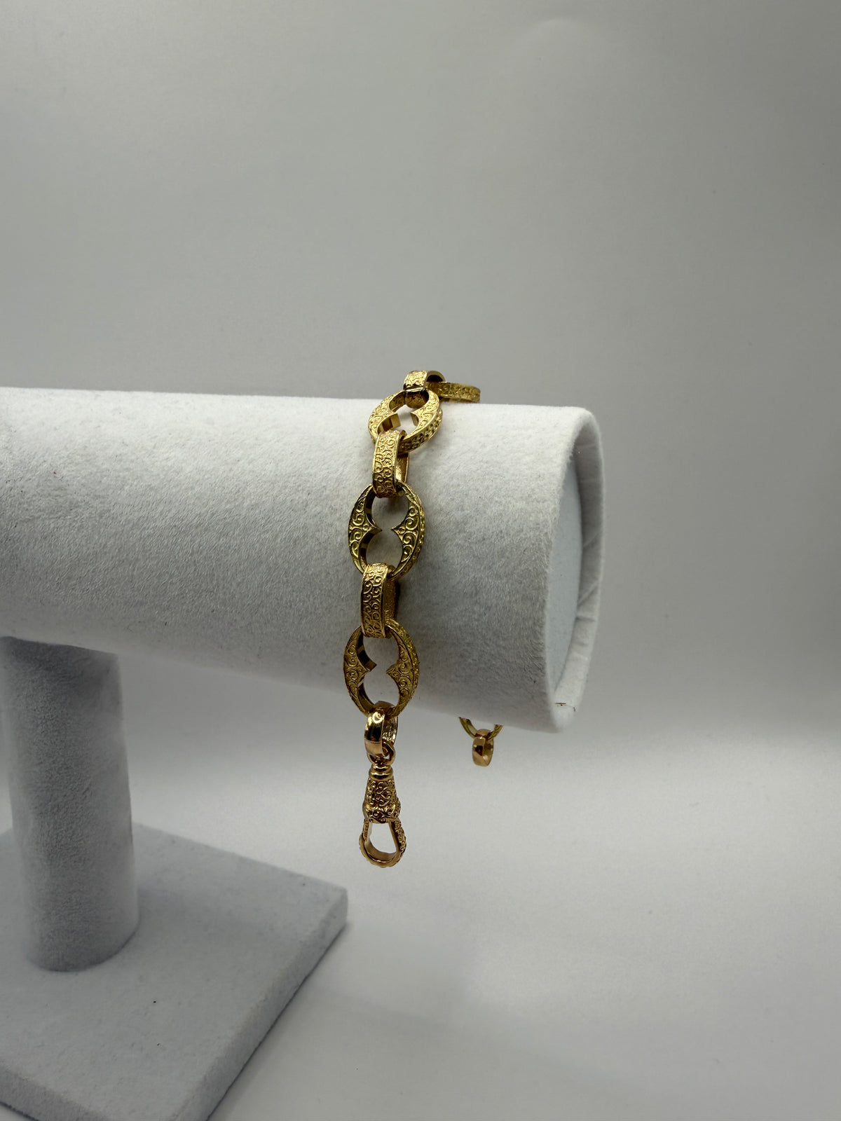 BUTTON LINK 11mm 9CT GOLD